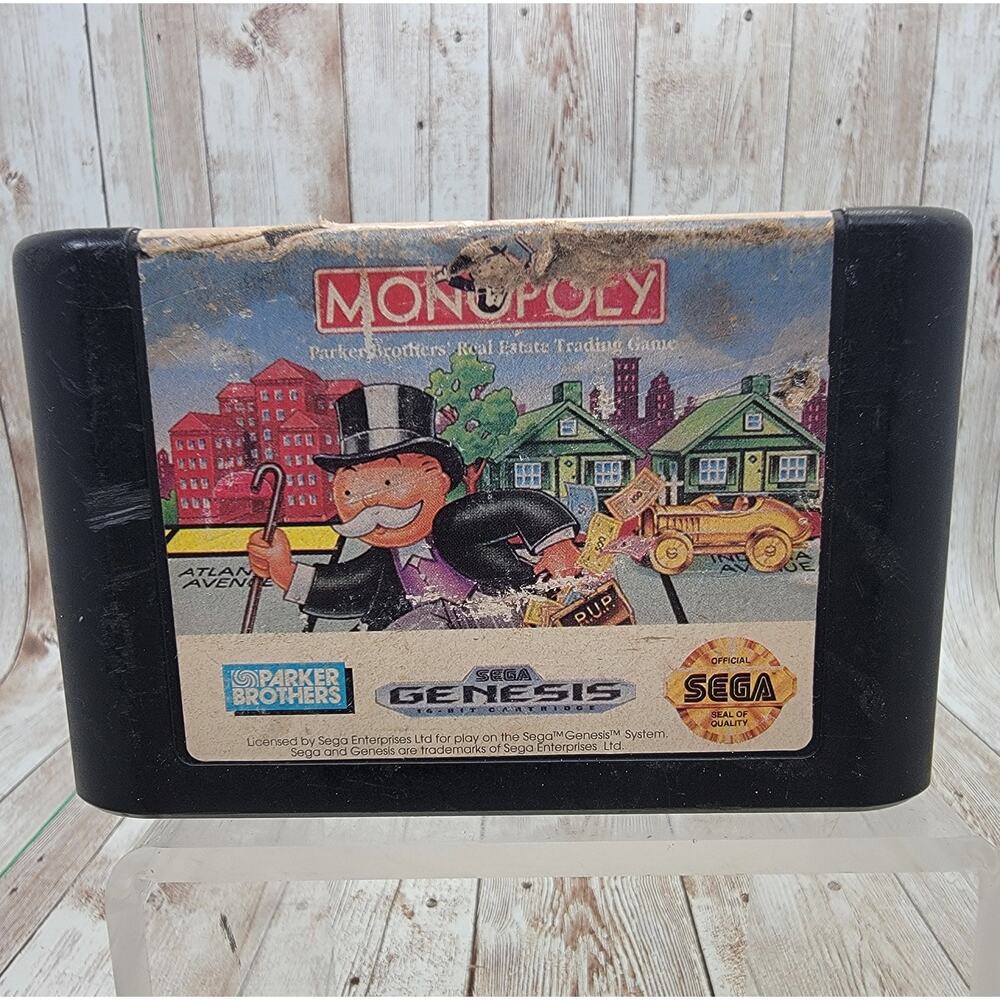 Monopoly (Sega Genesis, 1992) AUTHENTIC